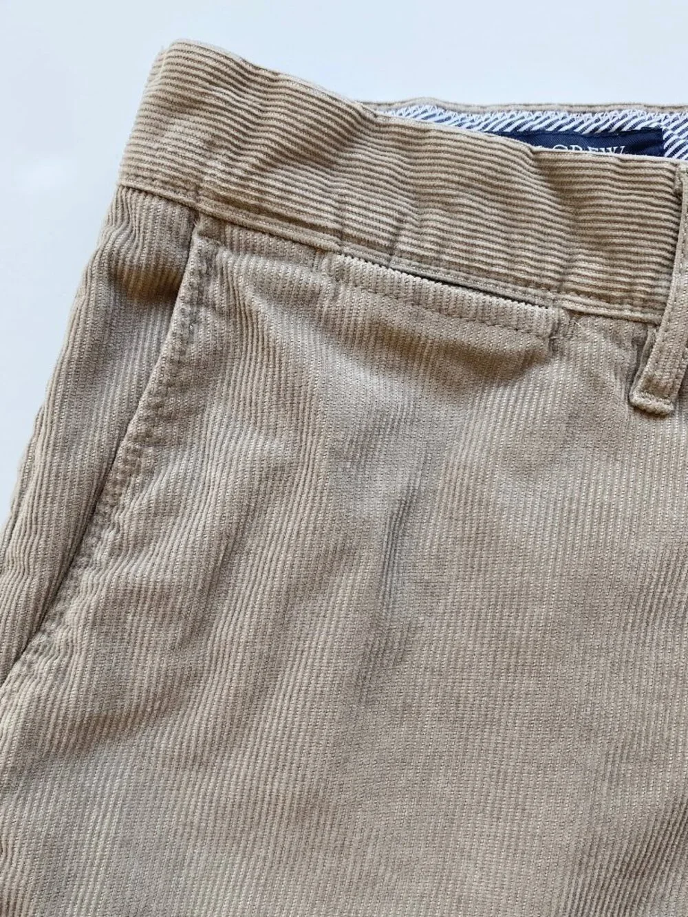 J.Crew Mens Brown Classic Fit Corduroy Pants 33x32